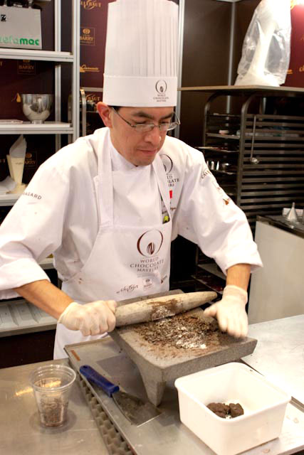 World Chocolate Master Chef Oscar Ortega in Jackson Hole Wyoming.