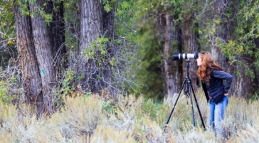 Photographer in Grand Teton National Park