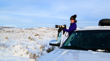 Winter photography in Grand Teton National Park