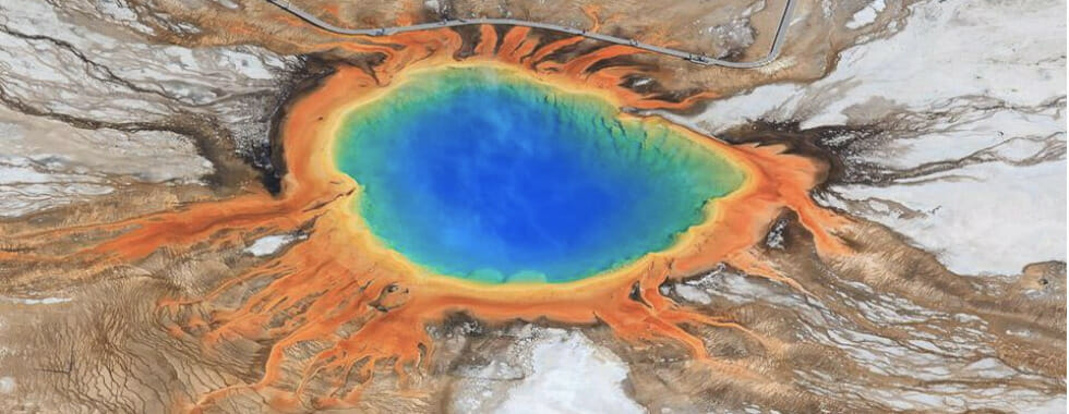  Grand Prismatic Spring at Yellowstone National Park